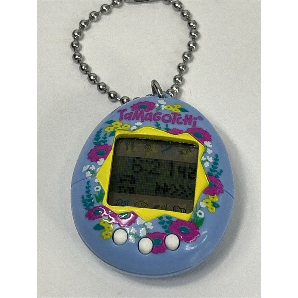 BANDAI Original Tamagotchi Garden Poppies Lavender Flowers